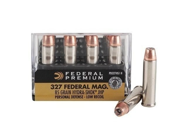 327 Federal Magnum 85 Grain Hydra-Shok Low Recoil JHP Federal Premium - 20 Rounds