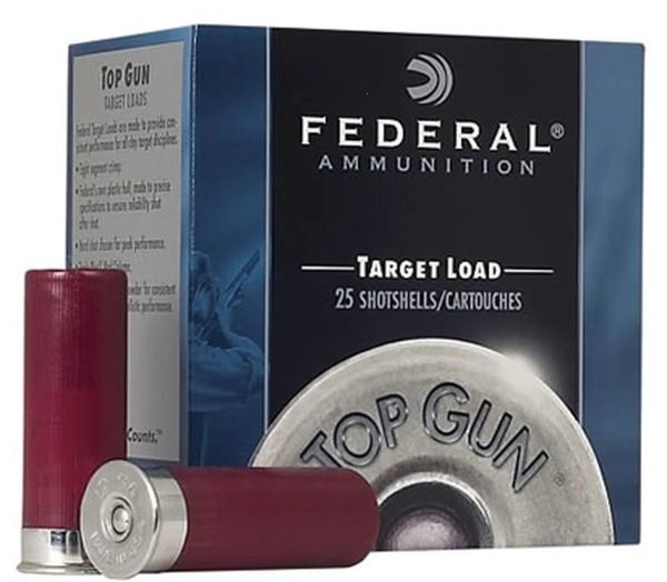 12 Gauge Federal Top Gun Target 2 3/4" 1 1/8oz. #9 Shot - 25 Rounds