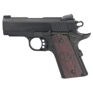 Colt Defender Compact 1911 9MM 3″ G10 Grips 8Rd Mag